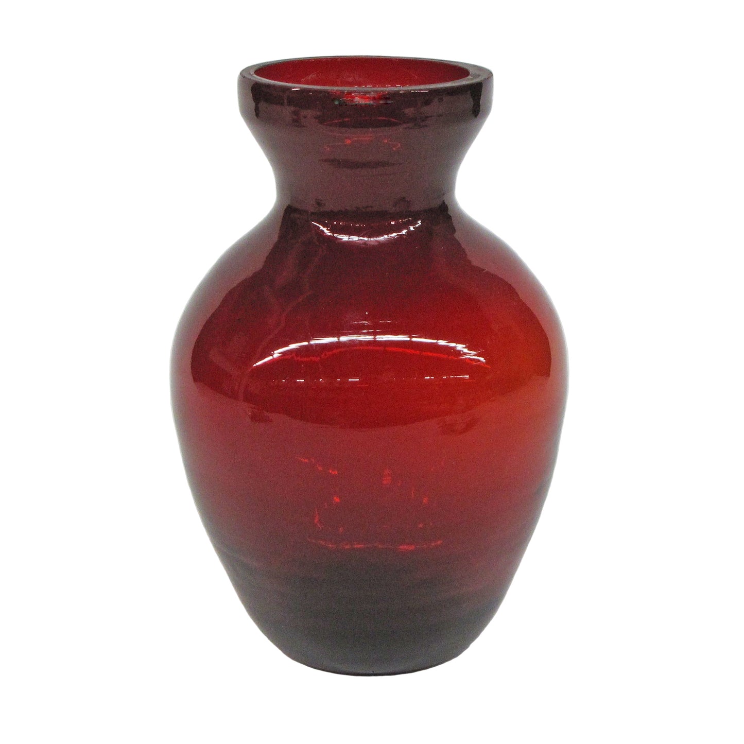 Vase large et arrondi - Rouge