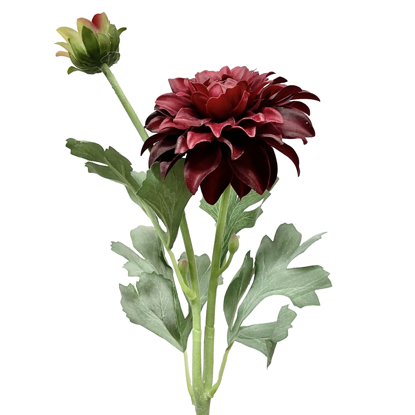 Dahlia Spray Burgundy