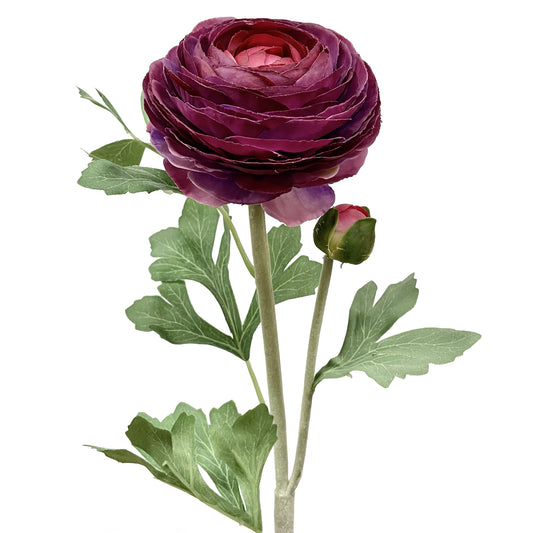 Real Touch Ranunculus Purple