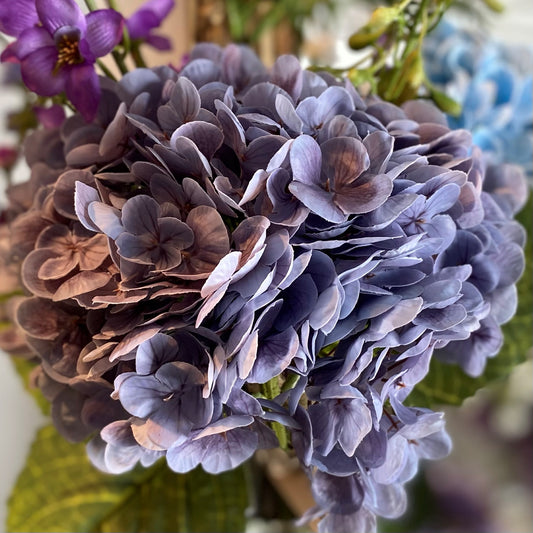 Natural Touch Hydrangea Light Purple