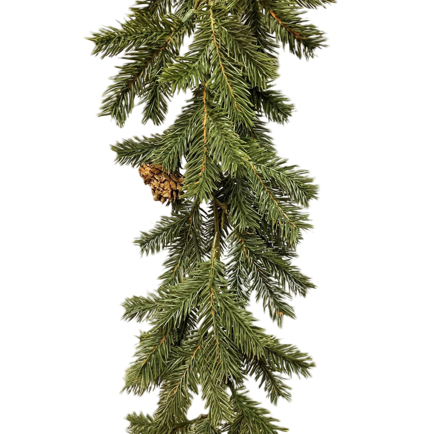 Real Touch Spruce Garland with Cones