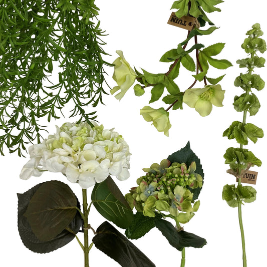 Natural Touch Hydrangea White