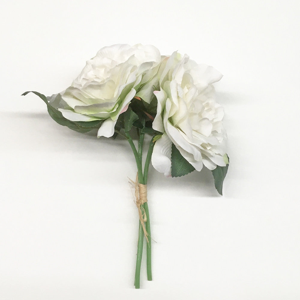 Bouquet de pivoines blanches