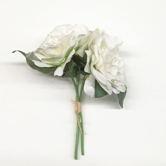 Bouquet de pivoines blanches