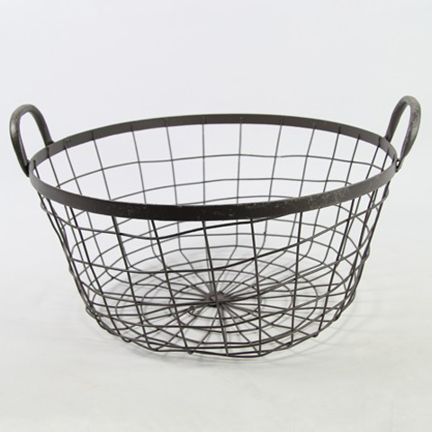 Metal Wire Basket Low