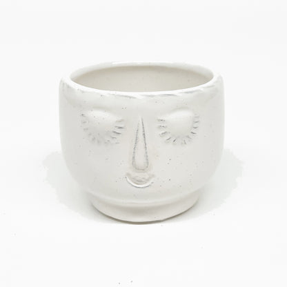 Set of Three - Dreamy Small Planter in White