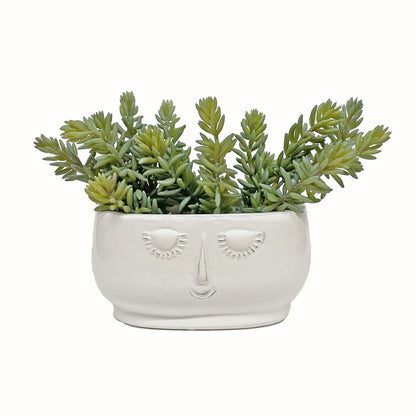 Dreamy Oval Planter in White