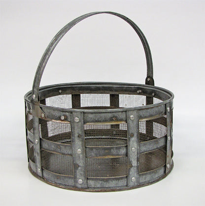 Round Metal Basket - Large