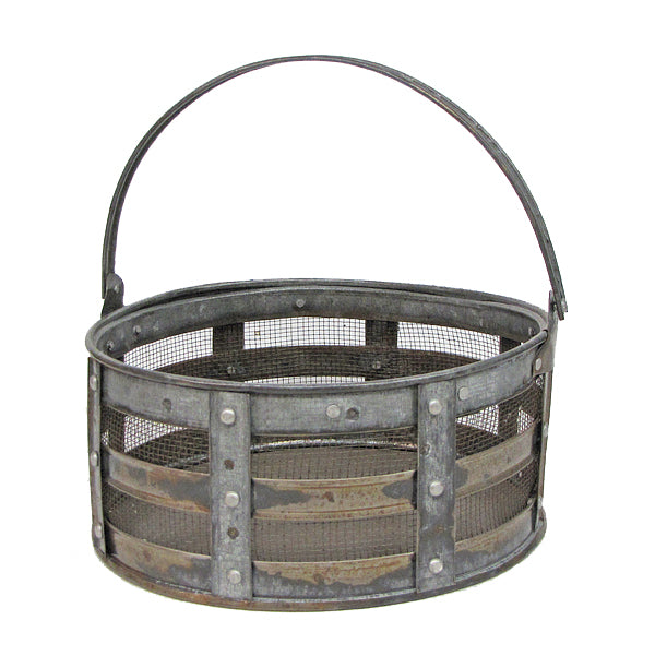 Metal Basket Round - Small