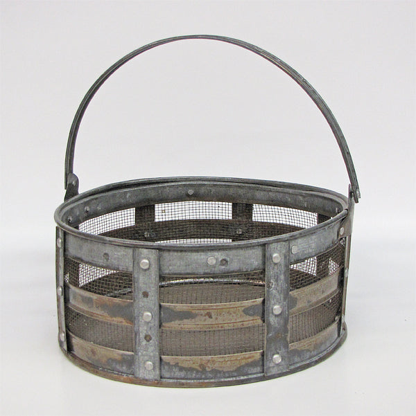 Metal Basket Round - Small