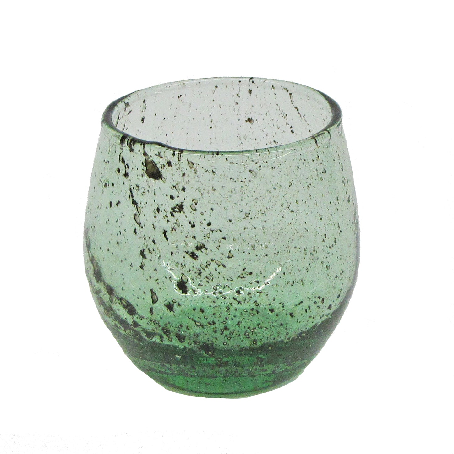 Vase XS Arrondi - Verre Recyclé Vert