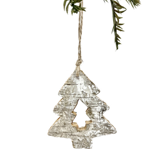 Birch Christmas Tree Ornament
