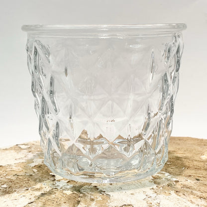 Glass Vase Wide Short - Assorted Designs